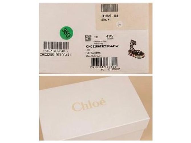 Chloé Sandali bassi Chloe Lou Multicolor 1 Multicolore - vista 8