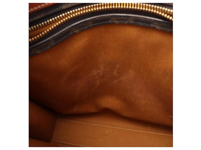 Céline Celine Small Vertical Cabas Triomphe Borsa Tote 2-Way Marrone Nero - vista 11