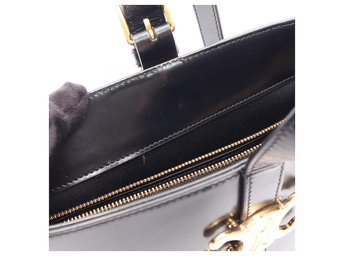 Céline Borsa a secchiello Celine Triomphe Nero - vista 6