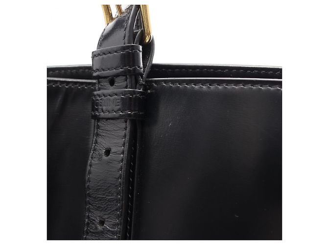 Céline Borsa a secchiello Celine Triomphe Nero - vista 7