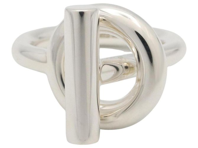 Ring Hermès Anello a fascia Echappé PM Hermes Argento - vista 2