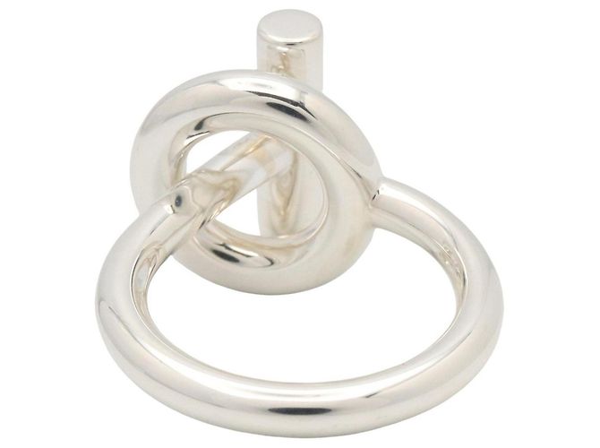 Ring Hermès Anello a fascia Echappé PM Hermes Argento - vista 3