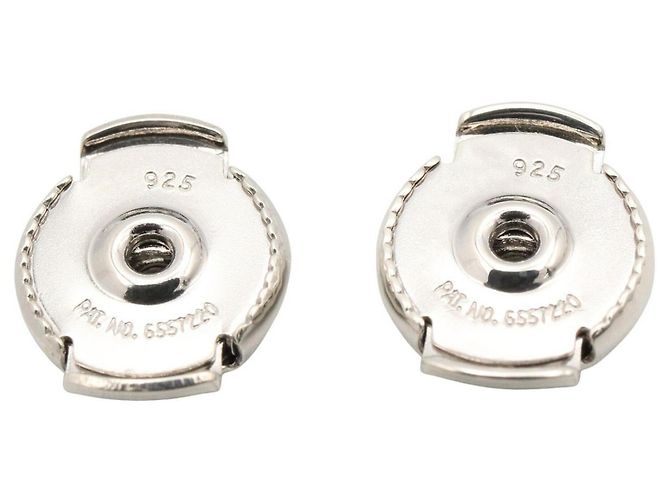 Hermès Pendientes Loop MM en plata de ley Hermes - vista 3