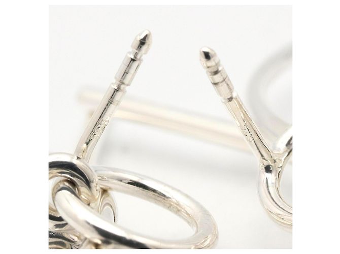 Hermès Pendientes Loop MM en plata de ley Hermes - vista 5