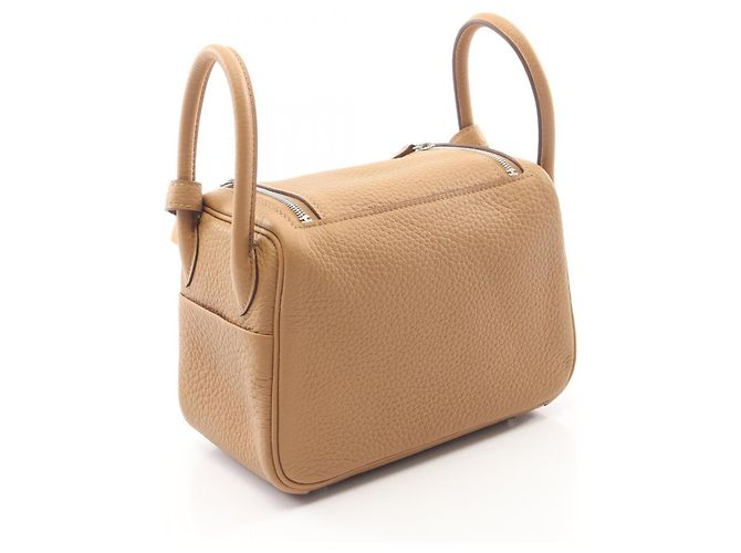 Hermès Borsa a tracolla Hermes Lindy Mini Beige - Ansicht 2