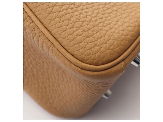 Hermès Borsa a tracolla Hermes Lindy Mini Beige - Ansicht 6