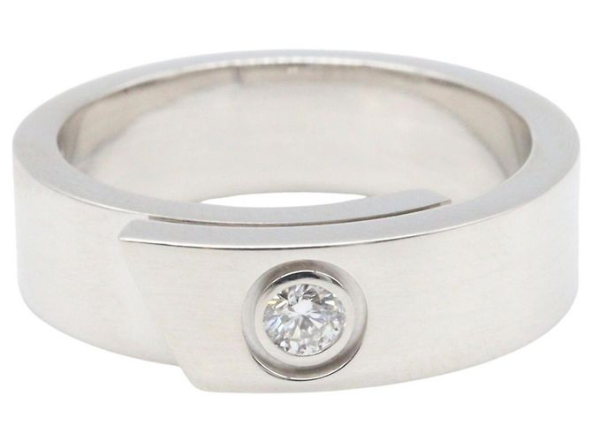 Anello Anniversario Cartier in Oro Bianco 18K - vista 2