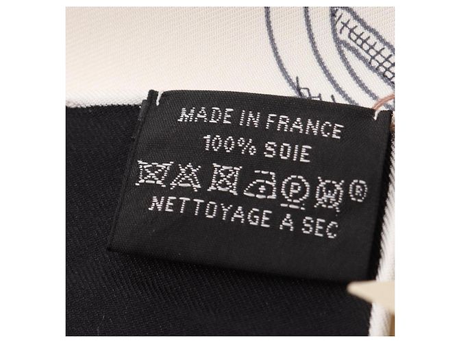 Hermès Sciarpa Hermes Carre 90 L'Instruction du Roy Nero Multicolore - vista 3