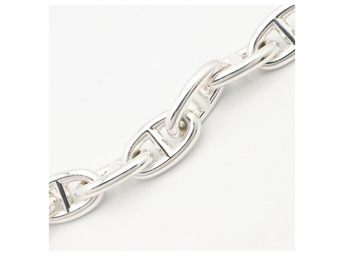 Hermès Bracciale Charm Hermes Chaine d'Ancre GM Argento - vista 6