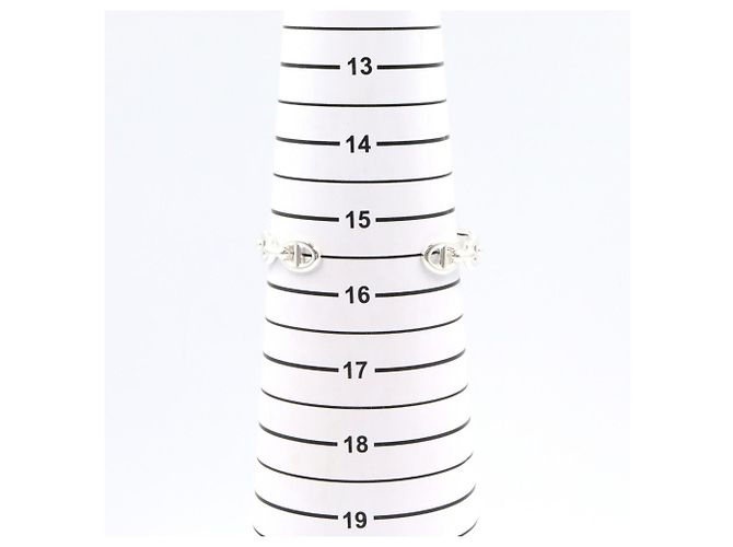 Hermès Bracciale Chaine d'Ancre Enchainée Hermes Argento - vista 4