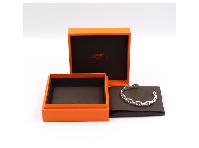 Hermès Bracciale Chaine d'Ancre Enchainée Hermes Argento - vista 5