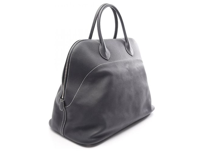 Hermès Borsa Tote Hermes Bolide Relax 45 Blu navy - vista 2