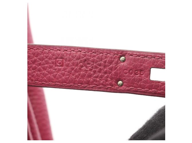 Hermès Borsa Hermes Birkin 35 in pelle Togo rosa - vista 5