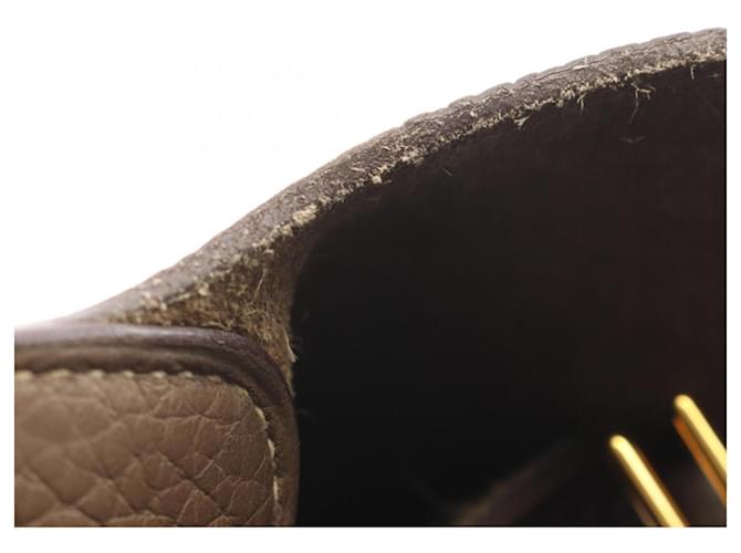 Hermès Borsa Hermes Picotin Lock MM Marrone Taupe - vista 10