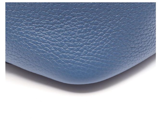 Hermès Borsa Hermes Picotin Lock PM Blue Tie - vista 6