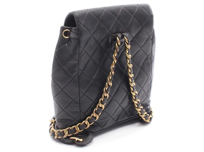 Zaino Chanel Matelassé Turnlock Chain Nero - vista 2