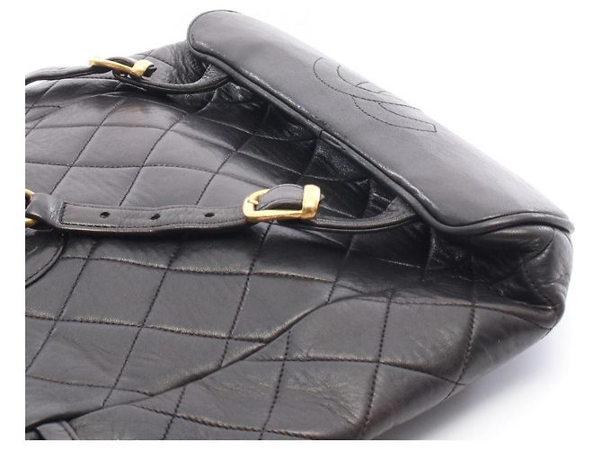 Zaino Chanel Matelassé Turnlock Chain Nero - vista 6