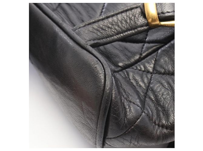 Zaino Chanel Matelassé Turnlock Chain Nero - vista 8
