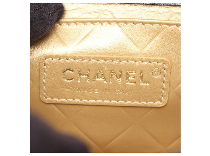 Borsa a Spalla Chanel Matelassé Small Flap Nero - vista 4