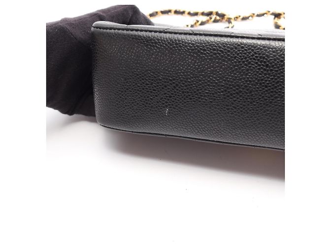 Borsa a Spalla Chanel Matelassé Diana Flap Nero - vista 12
