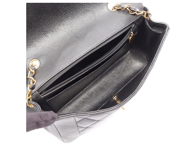 Borsa a Spalla Chanel Matelassé Diana Flap Nero - vista 3