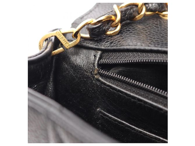 Borsa a Spalla Chanel Matelassé Diana Flap Nero - vista 8