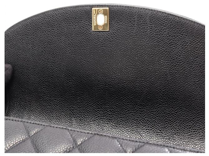 Borsa a Spalla Chanel Matelassé Diana Flap Nero - vista 9