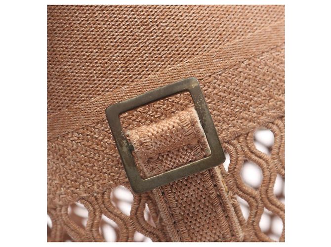 Borsa a tracolla Christian Dior in tela rosa - vista 6