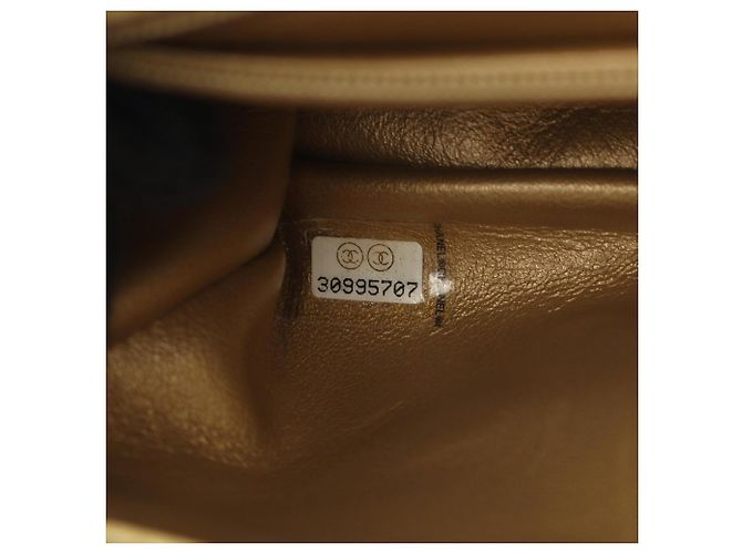 Borsa a Spalla Chanel Mini Matelassé Giallo - vista 5