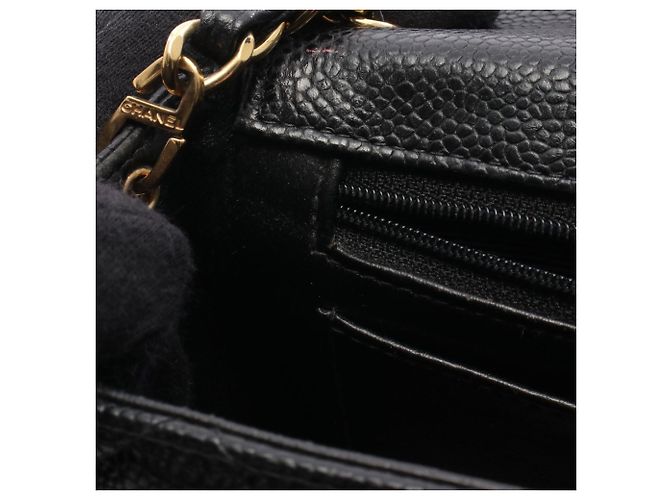 Borsa a Spalla Chanel Mini Matelassé Nero - vista 7