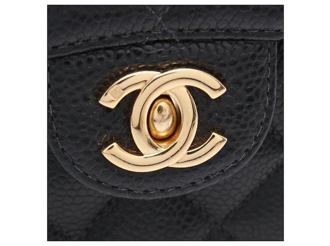 Borsa a Spalla Chanel Mini Matelassé Nero - vista 8