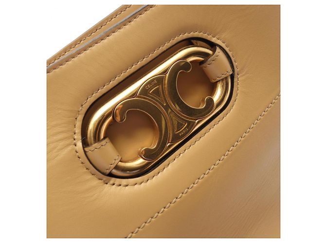 Céline Celine Maillon Triomphe Bucket Bag Beige - Ansicht 11