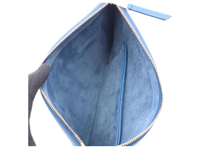 Céline Pochette a mano Celine Medium in blu - vista 3