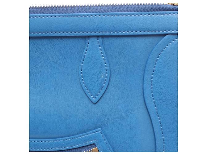 Céline Pochette a mano Celine Medium in blu - vista 5