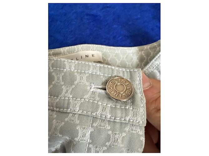 Céline Celine Mini gonna Monogram Beige - vista 4
