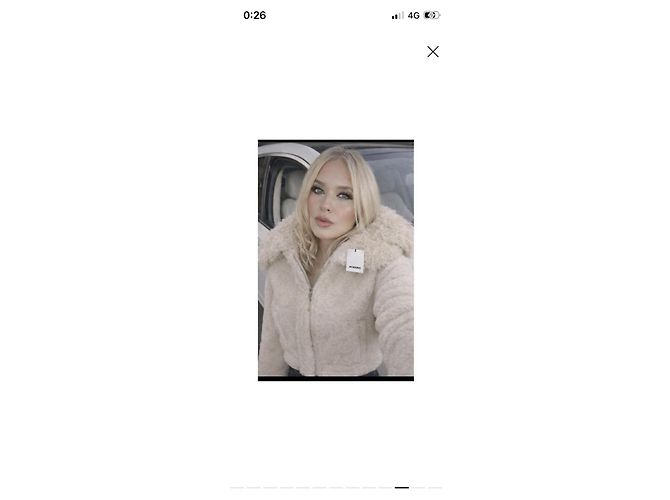 Jacquemus La Veste Piloni Shearling Beige - vista 11