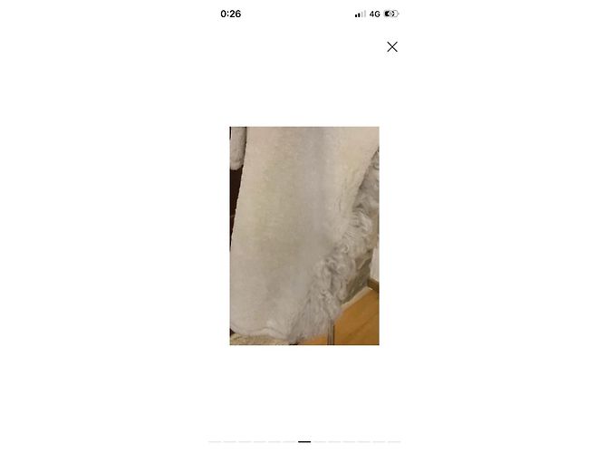 Jacquemus La Veste Piloni Shearling Beige - vista 7