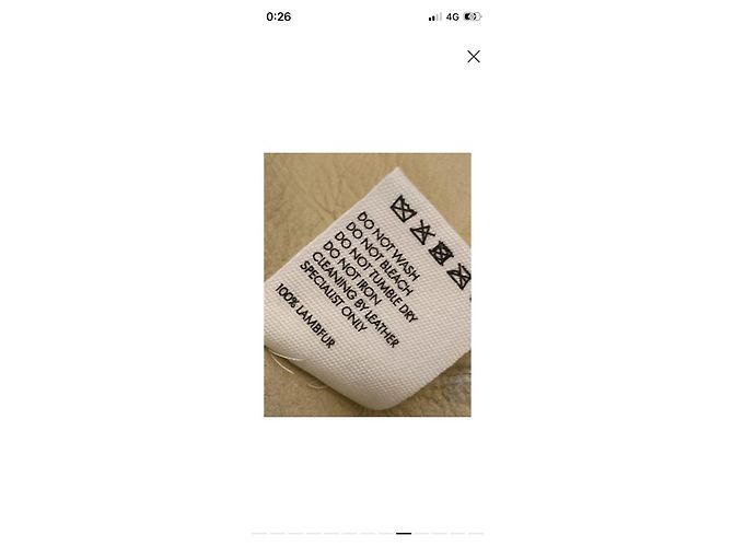 Jacquemus La Veste Piloni Shearling Beige - vista 9