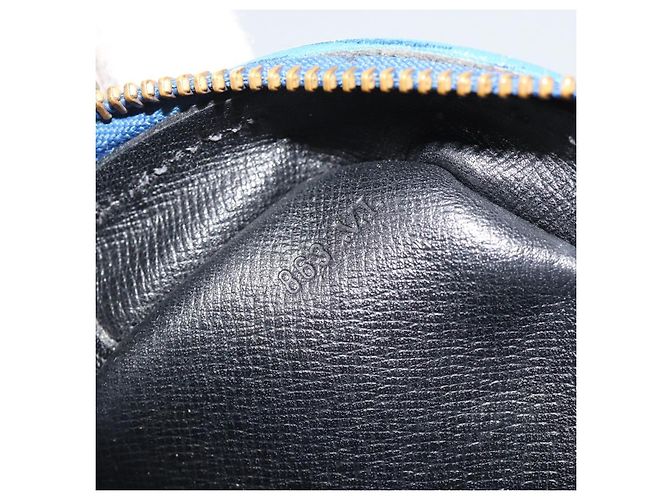 LOUIS VUITTON Epi Jeune Fille MM Borsa a Spalla Blu M52155 LV Auth 191695 - vista 12