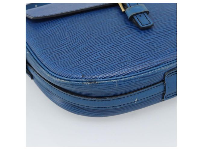 LOUIS VUITTON Epi Jeune Fille MM Borsa a Spalla Blu M52155 LV Auth 191695 - vista 15