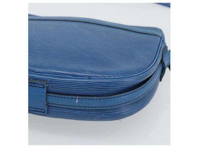 LOUIS VUITTON Epi Jeune Fille MM Borsa a Spalla Blu M52155 LV Auth 191695 - vista 16