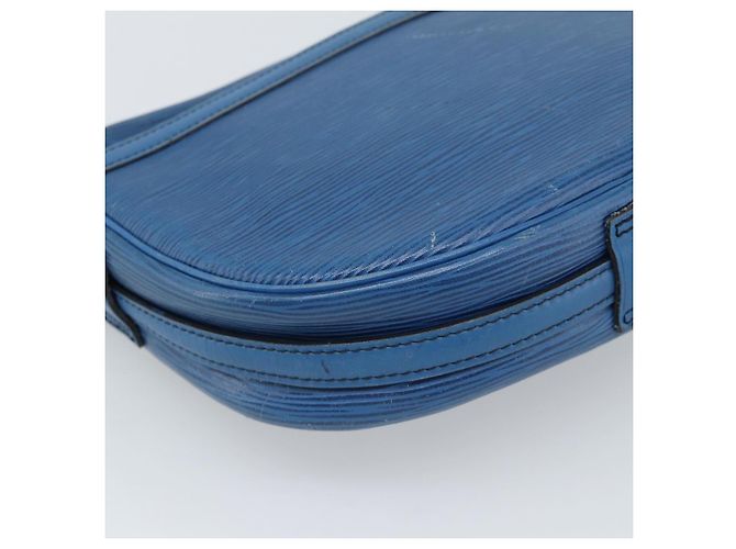 LOUIS VUITTON Epi Jeune Fille MM Borsa a Spalla Blu M52155 LV Auth 191695 - vista 17