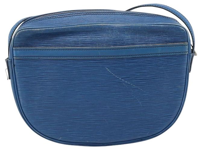 LOUIS VUITTON Epi Jeune Fille MM Borsa a Spalla Blu M52155 LV Auth 191695 - vista 2