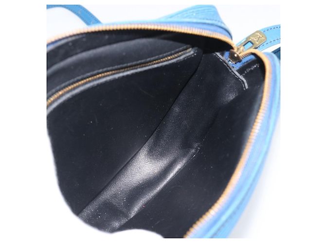 LOUIS VUITTON Epi Jeune Fille MM Borsa a Spalla Blu M52155 LV Auth 191695 - vista 20