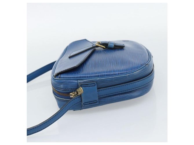 LOUIS VUITTON Epi Jeune Fille MM Borsa a Spalla Blu M52155 LV Auth 191695 - vista 3