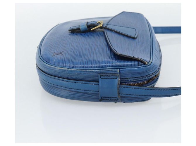 LOUIS VUITTON Epi Jeune Fille MM Borsa a Spalla Blu M52155 LV Auth 191695 - vista 4