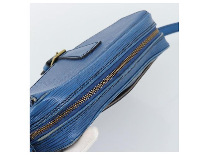 LOUIS VUITTON Epi Jeune Fille MM Borsa a Spalla Blu M52155 LV Auth 191695 - vista 6