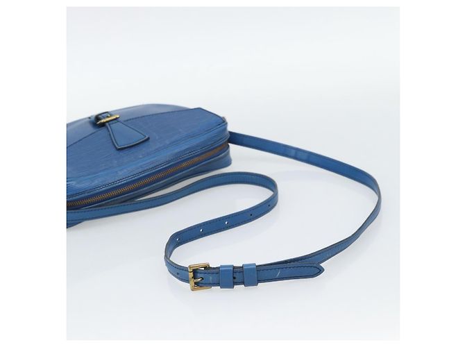 LOUIS VUITTON Epi Jeune Fille MM Borsa a Spalla Blu M52155 LV Auth 191695 - vista 7