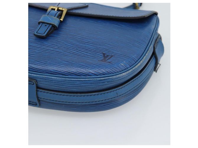LOUIS VUITTON Epi Jeune Fille MM Borsa a Spalla Blu M52155 LV Auth 191695 - vista 8