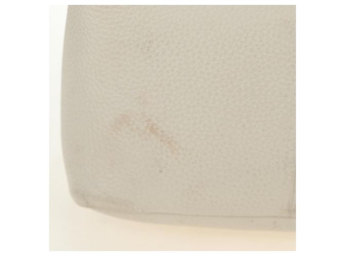 Borsa PRADA Vittero Dino Leather 2way White Gold Auth 190387V Bianco D'oro - vista 19